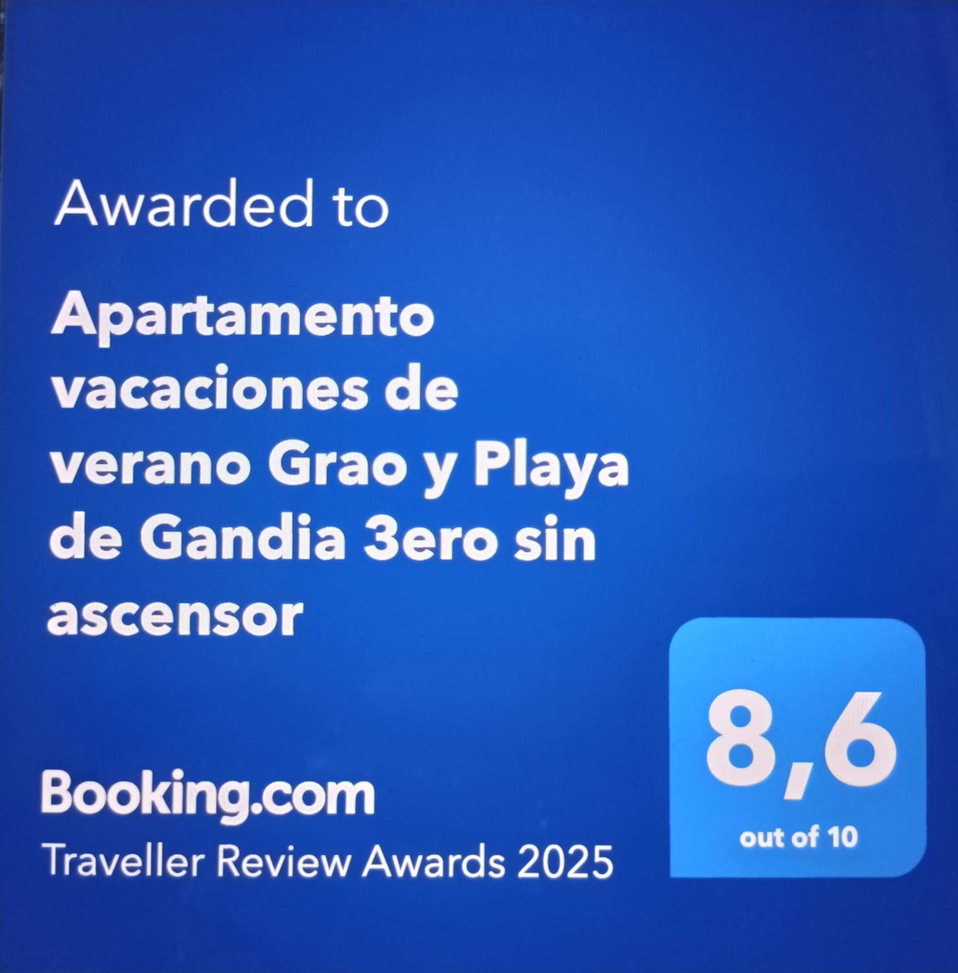 Daoiz, Vivienda Vacacional Para Familias Y Mayores De 25 Anos En El Grao De Gandia 3Ro Sin Ascensor Playa de Gandia Luaran gambar